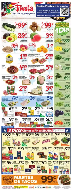 Fiesta Mart catalogue in Lakeside AZ | Exclusive deals and bargains | 2025-08-27T00:00:00.000Z - 2025-09-02T00:00:00.000Z