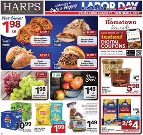 Harp's Market catalogue in Waupaca WI | Great discounts on selected products | 2025-08-27T00:00:00.000Z - 2025-09-02T00:00:00.000Z