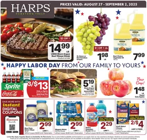Harp's Market catalogue in Fayetteville AR | Top deals for all customers | 2025-08-27T00:00:00.000Z - 2025-09-02T00:00:00.000Z