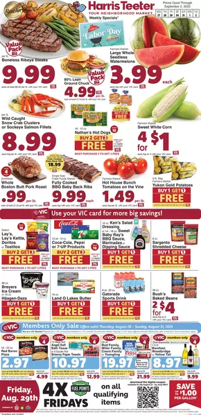 Harris Teeter catalogue in Waupaca WI | Great offer for all customers | 2025-08-27T00:00:00.000Z - 2025-09-02T00:00:00.000Z