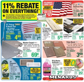 Menards catalogue in Waupaca WI | Celebrate Labor Day! | 2025-08-28T00:00:00.000Z - 2025-09-07T00:00:00.000Z