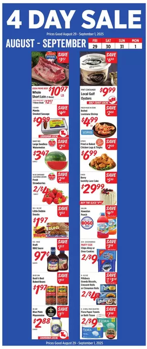 Rouses catalogue in Mobile AL | Special offers for you | 2025-08-27T00:00:00.000Z - 2025-09-03T00:00:00.000Z