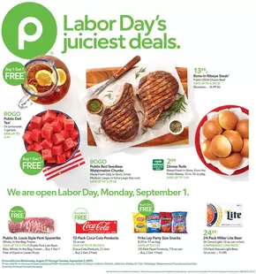 Publix catalogue | New offers to discover | 2025-08-27T00:00:00.000Z - 2025-09-02T00:00:00.000Z