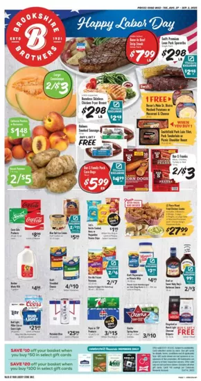 Brookshire Brothers catalogue in Navasota TX | Brookshire Brothers weekly ad | 2025-08-27T00:00:00.000Z - 2025-09-02T00:00:00.000Z