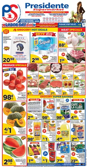 Presidente catalogue | Discounts and promotions | 2025-08-27T00:00:00.000Z - 2025-09-09T00:00:00.000Z