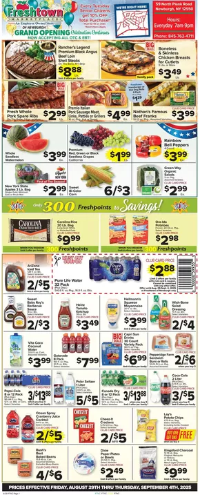 Foodtown supermarkets catalogue in Wiggins MS | Attractive special offers for everyone | 2025-08-29T00:00:00.000Z - 2025-09-04T00:00:00.000Z