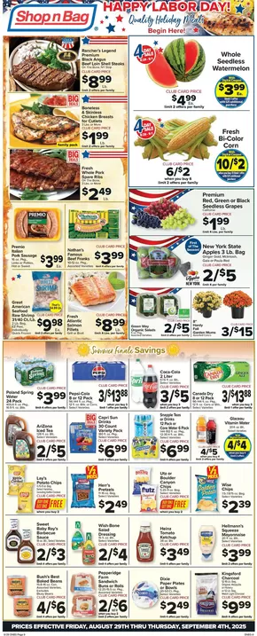 Foodtown supermarkets catalogue in Astoria OR | Great offer for all customers | 2025-08-29T00:00:00.000Z - 2025-09-04T00:00:00.000Z