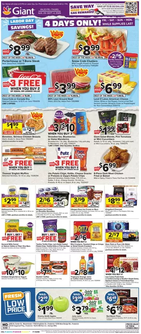 Giant Food catalogue in Winnemucca NV | Top deals and discounts | 2025-08-29T00:00:00.000Z - 2025-09-04T00:00:00.000Z