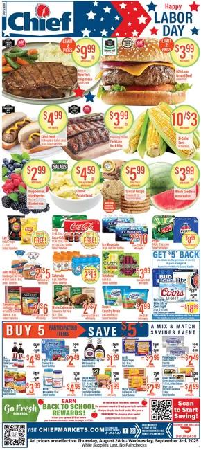 Chief Supermarket weekly ad
