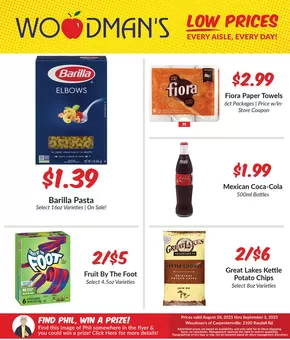 Woodman's catalogue | Our best bargains | 2025-08-28T00:00:00.000Z - 2025-09-03T00:00:00.000Z