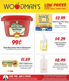 Woodman's catalogue | Exclusive bargains | 2025-08-28T00:00:00.000Z - 2025-09-03T00:00:00.000Z