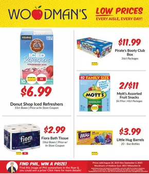 Woodman's catalogue | Great offer for bargain hunters | 2025-08-28T00:00:00.000Z - 2025-09-03T00:00:00.000Z