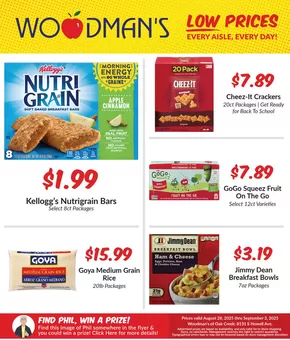 Woodman's catalogue | Top offers for all bargain hunters | 2025-08-28T00:00:00.000Z - 2025-09-03T00:00:00.000Z
