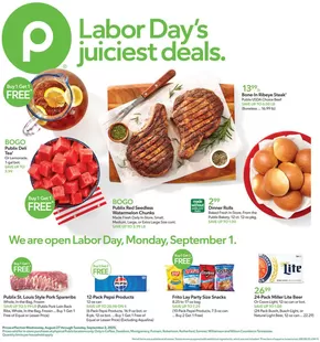 Publix catalogue | Top offers for smart savers | 2025-08-27T00:00:00.000Z - 2025-09-02T00:00:00.000Z