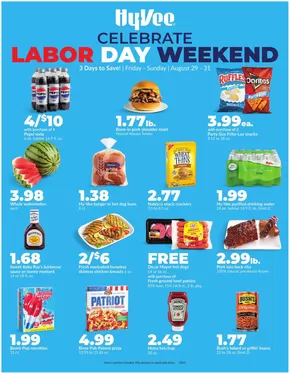 Hy-Vee catalogue in Paris IL | Special Sales | 2025-08-29T00:00:00.000Z - 2025-08-31T00:00:00.000Z