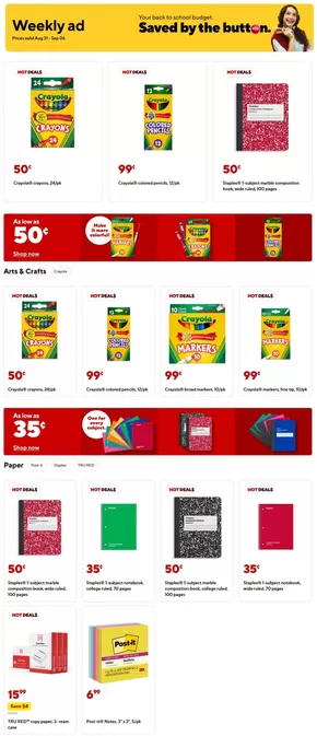 Staples catalogue in Miramar FL | Staples flyer | 2025-08-31T00:00:00.000Z - 2025-09-06T00:00:00.000Z