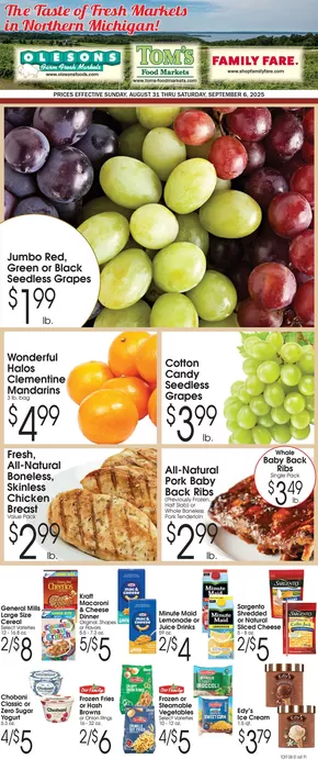 Family Fare catalogue in Standish MI | Current bargains and offers | 2025-08-31T00:00:00.000Z - 2025-09-06T00:00:00.000Z