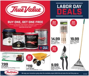True Value catalogue in Cleveland OH | Current deals and offers | 2025-08-29T00:00:00.000Z - 2025-09-15T00:00:00.000Z