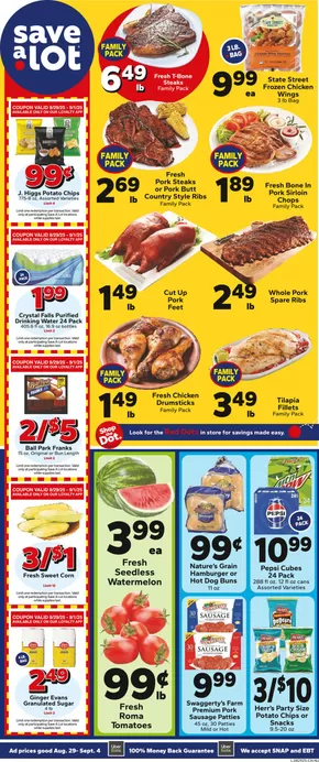 Save a Lot catalogue in Parsons TN | Great offer for all customers | 2025-08-29T00:00:00.000Z - 2025-09-04T00:00:00.000Z