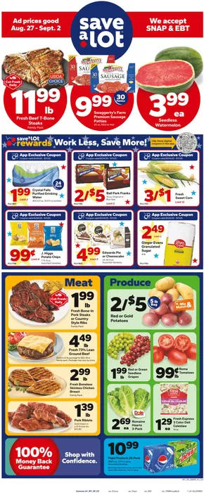 Save a Lot catalogue in Parsons TN | Current deals and offers | 2025-08-27T00:00:00.000Z - 2025-09-02T00:00:00.000Z