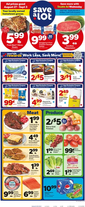 Save a Lot catalogue in West Liberty KY | Exclusive deals and bargains | 2025-08-27T00:00:00.000Z - 2025-09-03T00:00:00.000Z