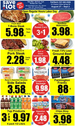 Save a Lot catalogue in Parsons TN | Our best offers for you | 2025-08-27T00:00:00.000Z - 2025-09-02T00:00:00.000Z