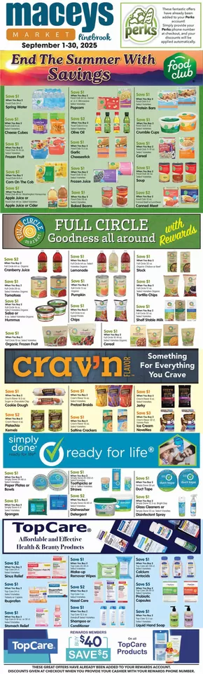 Maceys catalogue | Exclusive deals and bargains | 2025-09-01T00:00:00.000Z - 2025-10-01T00:00:00.000Z