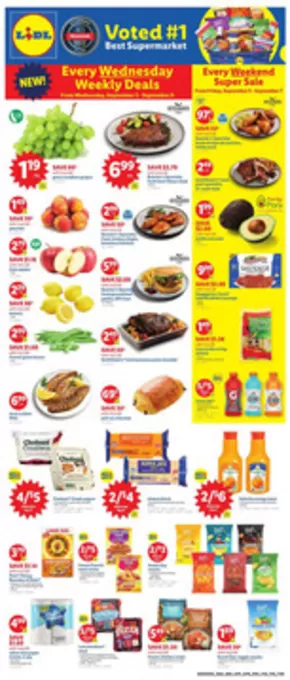 Lidl catalogue in Vacaville CA | Current special promotions | 2025-09-03T00:00:00.000Z - 2025-09-09T00:00:00.000Z