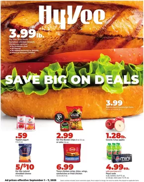 Hy-Vee catalogue in Trenton MO | Discover attractive offers | 2025-09-01T00:00:00.000Z - 2025-09-07T00:00:00.000Z