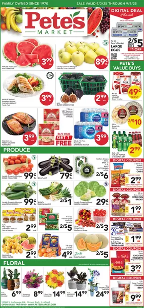 Pete's Fresh Market catalogue in Matteson IL | Great offer for bargain hunters | 2025-09-03T00:00:00.000Z - 2025-09-09T00:00:00.000Z
