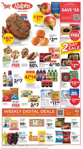 Ralphs catalogue in Rancho Palos Verdes CA | Top offers for all bargain hunters | 2025-09-03T00:00:00.000Z - 2025-09-10T00:00:00.000Z