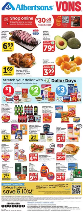 Vons catalogue in Lakewood CA | Weekly Ad - SoCal | 2025-09-03T00:00:00.000Z - 2025-09-09T00:00:00.000Z