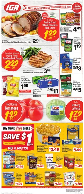 IGA catalogue in Glendale AZ | Current special promotions | 2025-09-03T00:00:00.000Z - 2025-09-09T00:00:00.000Z