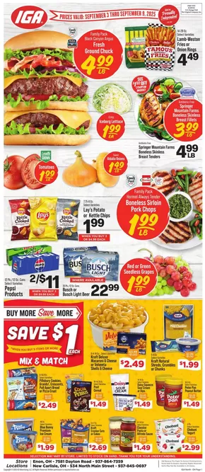 IGA catalogue in Ehrhardt SC | Our best bargains | 2025-09-03T00:00:00.000Z - 2025-09-09T00:00:00.000Z