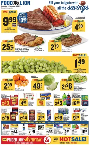 Food Lion catalogue in Philadelphia PA | Top offers for smart savers | 2025-09-03T00:00:00.000Z - 2025-09-09T00:00:00.000Z