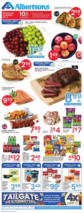 Albertsons catalogue in Glendale AZ | Discover attractive offers | 2025-09-03T00:00:00.000Z - 2025-09-09T00:00:00.000Z