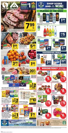 Current special promotions