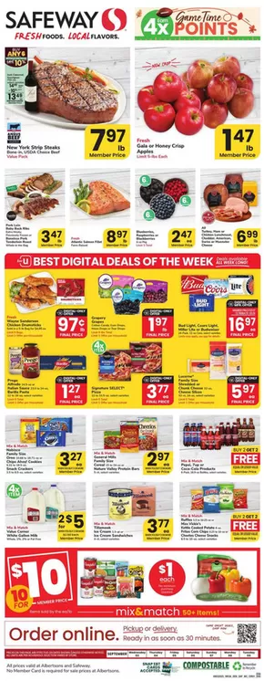 Safeway catalogue in Walsenburg CO | New offers to discover | 2025-09-03T00:00:00.000Z - 2025-09-09T00:00:00.000Z