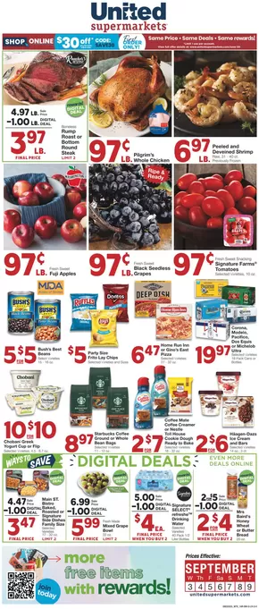 United Supermarkets catalogue in Perryton TX | Exclusive deals and bargains | 2025-09-02T00:00:00.000Z - 2025-09-09T00:00:00.000Z