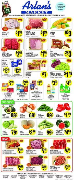 Current special promotions