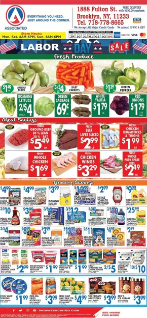 Associated catalogue in New York | Offers for bargain hunters | 2025-09-03T00:00:00.000Z - 2025-09-17T00:00:00.000Z