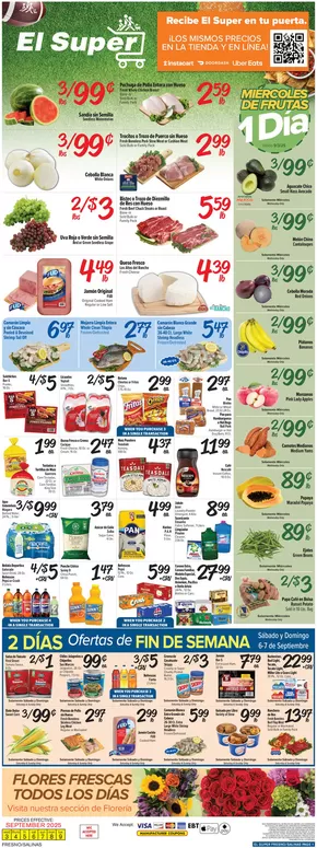 El Super catalogue in Escondido CA | Our best bargains | 2025-09-03T00:00:00.000Z - 2025-09-09T00:00:00.000Z
