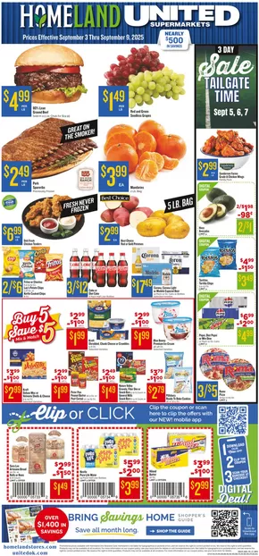 Homeland Market catalogue in Columbus OH | Weekly Specials! | 2025-09-03T00:00:00.000Z - 2025-09-09T00:00:00.000Z