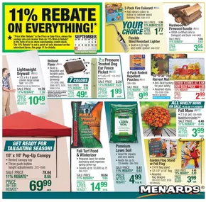 Menards catalogue in Mechanicsburg PA | Menards Weekly Ad September 4 – September 14, 2025 | 2025-09-03T00:00:00.000Z - 2025-09-17T00:00:00.000Z