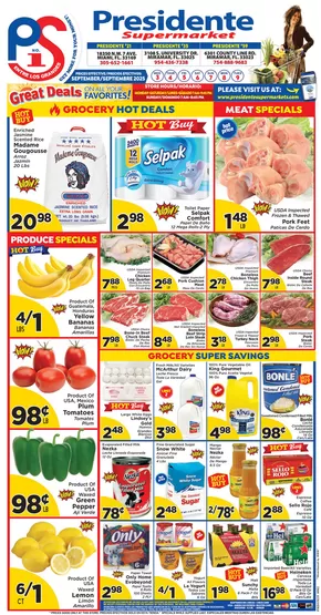 Presidente catalogue | Our best deals for you | 2025-09-03T00:00:00.000Z - 2025-09-17T00:00:00.000Z