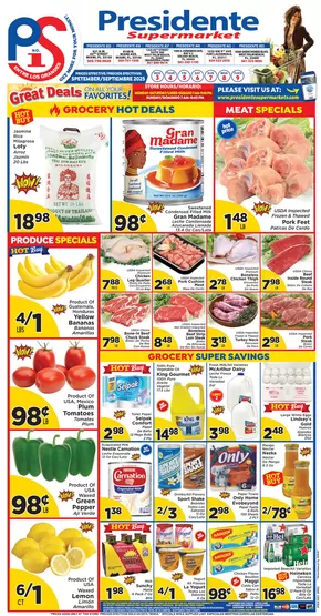 Presidente catalogue | Top deals for all customers | 2025-09-03T00:00:00.000Z - 2025-09-17T00:00:00.000Z