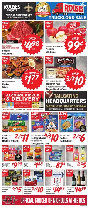 Rouses catalogue in New Orleans LA | Top deals and discounts | 2025-09-03T00:00:00.000Z - 2025-09-10T00:00:00.000Z