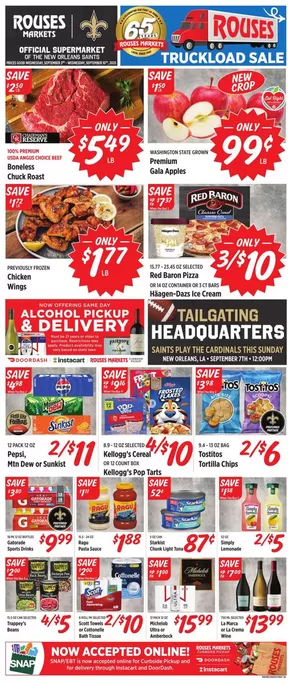 Rouses catalogue in New Orleans LA | Current deals and offers | 2025-09-03T00:00:00.000Z - 2025-09-10T00:00:00.000Z