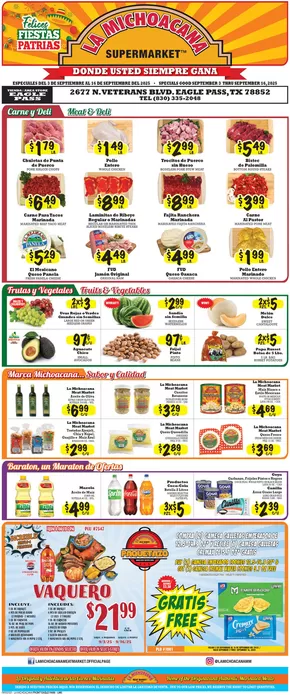 La Michoacana catalogue in Houston TX | Offers for bargain hunters | 2025-09-03T00:00:00.000Z - 2025-09-17T00:00:00.000Z