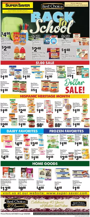 Super Saver catalogue in Council Bluffs IA | Our best deals for you | 2025-08-27T00:00:00.000Z - 2025-09-30T00:00:00.000Z